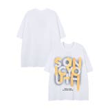 ホワイト1 | レタープリントTシャツ | HOOK