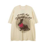 シャドウラビットプリントTシャツ | HOOK | 詳細画像8