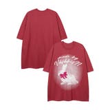 レッド | シャドウラビットプリントTシャツ | HOOK