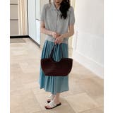 ポロ襟ボタン付き半袖ニットトップス | aimoha  | 詳細画像7 