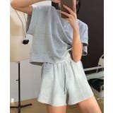 クルーネック半袖スウェット Tシャツ | aimoha | 詳細画像2