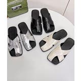 クロスデザインサンダル | aimoha | 詳細画像6