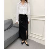 フロントスリット入りロングスカート | aimoha  | 詳細画像6 