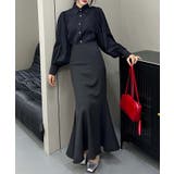 パフスリーブ長袖シャツブラウス | aimoha | 詳細画像12