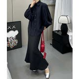 パフスリーブ長袖シャツブラウス | aimoha | 詳細画像13