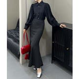 パフスリーブ長袖シャツブラウス | aimoha | 詳細画像14