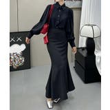 パフスリーブ長袖シャツブラウス | aimoha | 詳細画像15