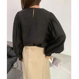 パフスリーブシアーブラウス | aimoha  | 詳細画像1 