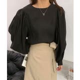 パフスリーブシアーブラウス | aimoha  | 詳細画像4 