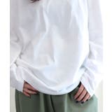 ロングスリーブシンプルクルーネックTシャツ ロング ロンT 長袖 | aimoha  | 詳細画像17 