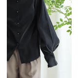 オリジナル光沢感バンドカラーブラウス | aimoha | 詳細画像21