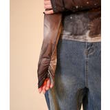 アート配色透け感カットソー レディース 長袖 | aimoha | 詳細画像21