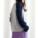 ラグランスリーブ長袖Tシャツ | aimoha | 詳細画像16