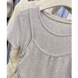 【Jasmine】レイヤード風裾フリルTシャツ Jasmine Grandifl… | aimoha  | 詳細画像12 