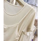 【Jasmine】レイヤード風裾フリルTシャツ Jasmine Grandifl… | aimoha  | 詳細画像15 
