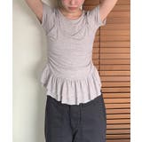 【Jasmine】レイヤード風裾フリルTシャツ Jasmine Grandifl… | aimoha  | 詳細画像23 