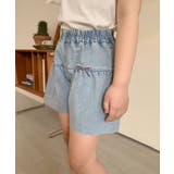 【aimoha-KIDS-】フレアデニムショートパンツ | aimoha kids | 詳細画像3