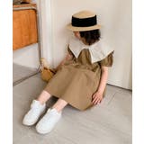 モカ | 【aimoha-KIDS-】ビッグカラーワンピース | aimoha kids