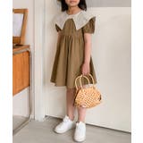 【aimoha-KIDS-】ビッグカラーワンピース | aimoha kids | 詳細画像6 