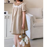 ライトベージュ | 【aimoha-KIDS-】キッズワンピース | aimoha kids