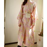 ライトピンク(花) | ニュアンスカラースタンドカラーワンピース スタンドカラーワンピース | aimoha