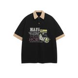 【HOOK】ヴィンテージグラフィック切替ポロTシャツ | HOOK | 詳細画像4