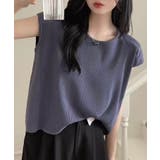 【aimoha】フロントリブデザインノースリーブトップス | aimoha  | 詳細画像14 