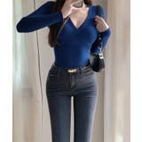 【Jasmine】カシュクールリブニットトップス Jasmine Grandif… | aimoha  | 詳細画像8 