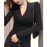 【Jasmine】カシュクールリブニットトップス Jasmine Grandif… | aimoha  | 詳細画像13 