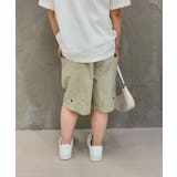 【aimoha-KIDS-】キッズ ワイドカーゴハーフパンツ | aimoha kids | 詳細画像7
