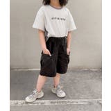 【aimoha-KIDS-】キッズ ワイドカーゴハーフパンツ | aimoha kids | 詳細画像10