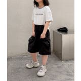 【aimoha-KIDS-】キッズ ワイドカーゴハーフパンツ | aimoha kids | 詳細画像11