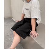 【aimoha-KIDS-】キッズ ワイドカーゴハーフパンツ | aimoha kids | 詳細画像15
