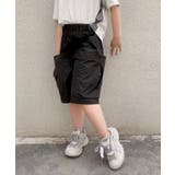 【aimoha-KIDS-】キッズ ワイドカーゴハーフパンツ | aimoha kids | 詳細画像16