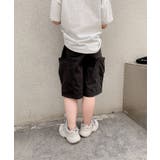 【aimoha-KIDS-】キッズ ワイドカーゴハーフパンツ | aimoha kids | 詳細画像18