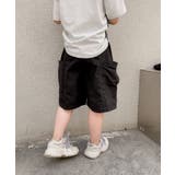 【aimoha-KIDS-】キッズ ワイドカーゴハーフパンツ | aimoha kids | 詳細画像19