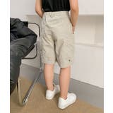 【aimoha-KIDS-】キッズ ワイドカーゴハーフパンツ | aimoha kids | 詳細画像32