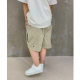 【aimoha-KIDS-】キッズ ワイドカーゴハーフパンツ | aimoha kids | 詳細画像3