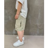 【aimoha-KIDS-】キッズ ワイドカーゴハーフパンツ | aimoha kids | 詳細画像4