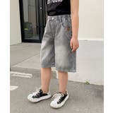 【aimoha-KIDS-】デニム キッズハーフパンツ | aimoha kids | 詳細画像2