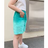 【aimoha-KIDS-】キッズ グラデーションワイドハーフパンツ | aimoha kids | 詳細画像9