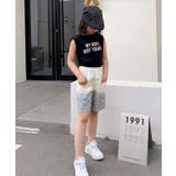 【aimoha-KIDS-】キッズ グラデーションワイドハーフパンツ | aimoha kids | 詳細画像14