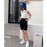 【aimoha-KIDS-】ロゴプリント キッズハーフパンツ | aimoha kids | 詳細画像10