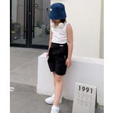 【aimoha-KIDS-】ロゴプリント キッズハーフパンツ | aimoha kids | 詳細画像11
