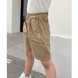 【aimoha-KIDS-】ロゴプリント キッズハーフパンツ | aimoha kids | 詳細画像20