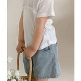 【aimoha-KIDS-】ドット柄 キッズデニムショートパンツ | aimoha kids | 詳細画像9