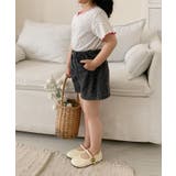 【aimoha-KIDS-】ドット柄 キッズデニムショートパンツ | aimoha kids | 詳細画像13