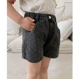 【aimoha-KIDS-】ドット柄 キッズデニムショートパンツ | aimoha kids | 詳細画像15