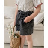 【aimoha-KIDS-】ドット柄 キッズデニムショートパンツ | aimoha kids | 詳細画像16