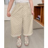 【aimoha-KIDS-】ドット柄 キッズガウチョパンツ | aimoha kids | 詳細画像4